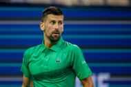 The Serb in action at the Miami Open (Image Source: Getty)
